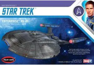 Polar Lights 966M 1/1000 Star Trek NX-01 Enterprise 2T Snap