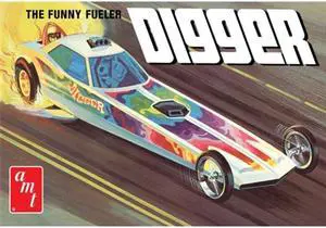 AMT 1154 1/25 Digger Dragster Fooler Fueler Plastic Model Kit