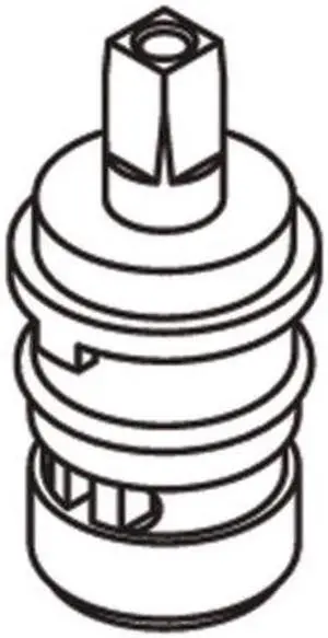 Moen 52000 Brass Shell Ceramic Disc Cartridge for Double Handle Faucet - Hot Side from the, N/A