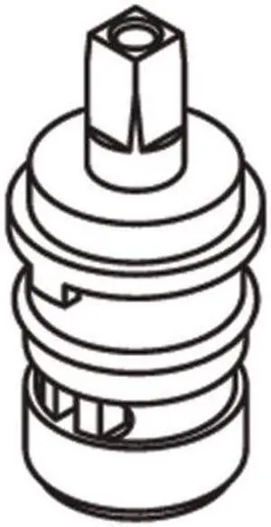 Moen 52001 Brass Shell Ceramic Disc Cartridge for Double Handle Faucet - Cold Side from the, N/A