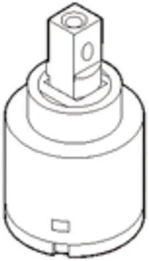 Moen 121549 Single Handle Ceramic Disc Cartridge for 8413 Series Faucets from the Commercial, Chrome