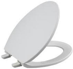 Kohler K-4774-0 Brevia Q2 Elongated Closed-Front Toilet Seat with Quick-Release and Quick-Attach, White