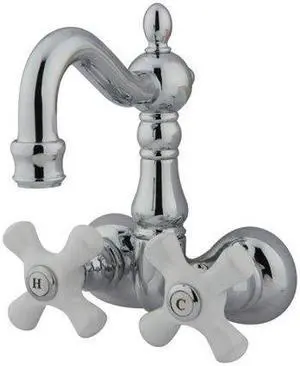 Kingston Brass CC1080T1 Clawfoot Tub Filler , Faucet, Polished Chrome