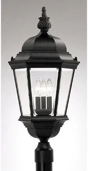 Designers Fountain 2956-BK Post Lights, Outdoor Lighting, Black