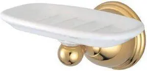 RESTORATION SOAP DISH-Polished Brass Finish