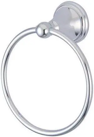 GOVERNOR 6 TOWEL RING-Chrome Finish