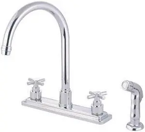 Kingston Brass KS8791EX Kitchen , Faucet, Polished Chrome