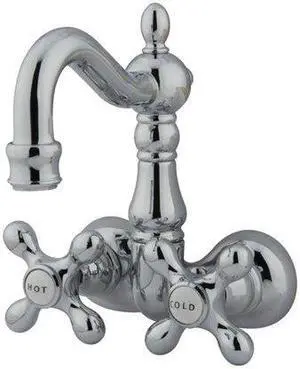 Kingston Brass CC1078T1 Clawfoot Tub Filler , Faucet, Polished Chrome
