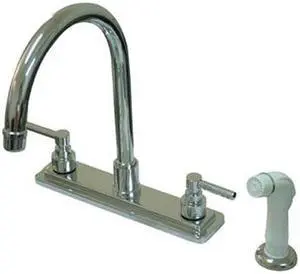 Kingston Brass KS8791EL Kitchen , Faucet, Polished Chrome