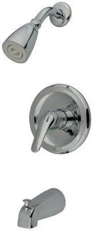 Kingston Brass GKB531L Tub and Shower , Faucet, Polished Chrome