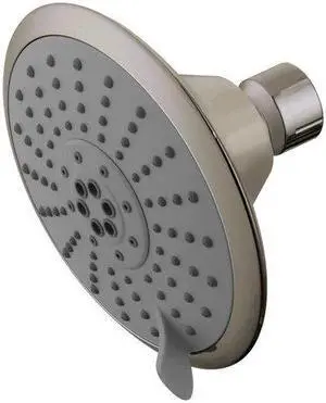 Kingston Brass KX258 Kingston Brass Watersense KX258 5 Diameter 5 Function Spray Pattern Shower Head, Satin Nickel