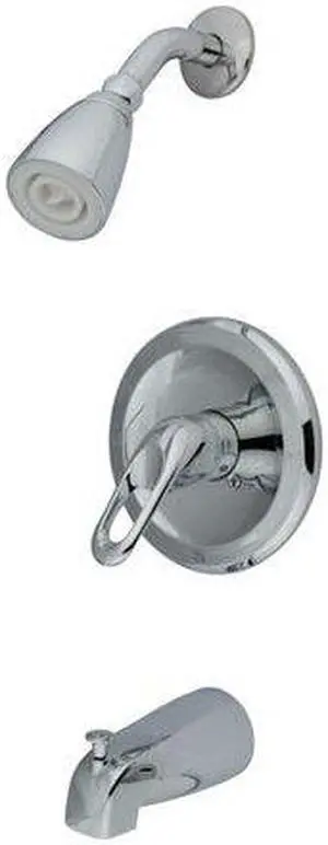 Kingston Brass KB531LP Tub and Shower , Faucet, Polished Chrome