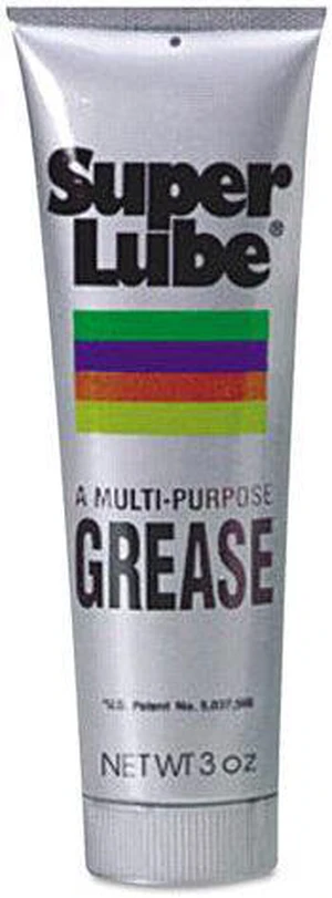 SUPER LUBE 21030 3 oz Multipurpose Grease Tube Translucent White SUPER LUBE 21030 3 oz Multipurpose Grease Tube Translucent White