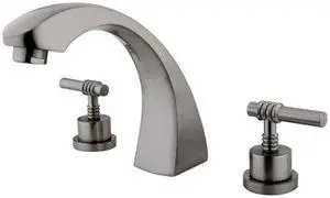 Kingston Brass KS4368ML Roman Tub , Faucet, Satin Nickel