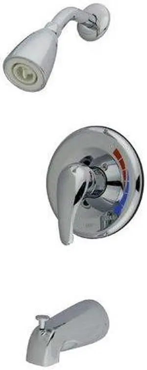 Kingston Brass KB651SW Tub and Shower , Faucet, Polished Chrome