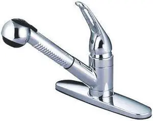 Kingston Brass KB701SP Kitchen , Faucet, Polished Chrome