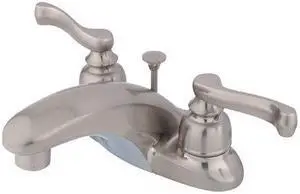 Kingston Brass GKB8628FL Lavatory , Faucet, Satin Nickel