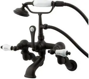 Kingston Brass CC461T5 Clawfoot Tub Filler , Faucet, Oil Rubbed Bronze