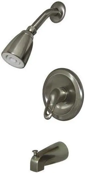 Kingston Brass KB538LP Tub and Shower , Faucet, Satin Nickel