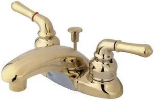 Kingston Brass GKB622 Lavatory , Faucet, Polished Brass