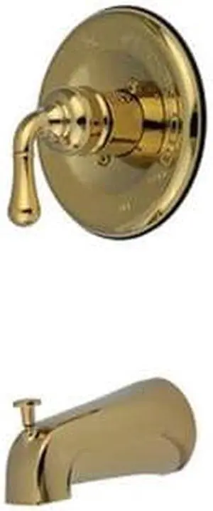 Kingston Brass KB1632TO Tub Only , Faucet, Polished Brass