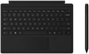 Microsoft Surface Pen Charcoal+Surface Pro Signature Type Cover w/ Finger Print Reader - Bluetooth 4.0 Connectivity for Pen - Fingerprint ID Security - 4,096 Pressure Points for Pen - LED Backlighting