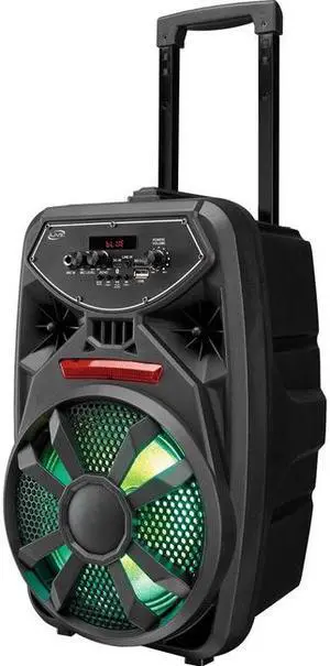 iLive ISB380B Bluetooth Speaker System - Black - 70 Hz to 10 kHz - Battery Rechargeable - USB