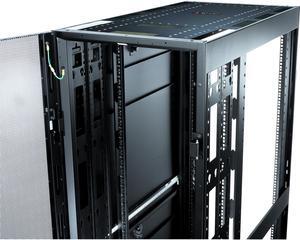 APC NetShelter SX, Server Rack Enclosure, 42U, Shock Packaging, 2000 lbs, Black, 1991H x 600W x 1200D mm