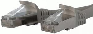 10FT CAT6A GREY SHIELDED MOLDED