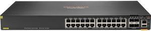 Aruba JL666A#ABA 6300F 24-port 1GbE Class 4 PoE and 4-port SFP56 Switch