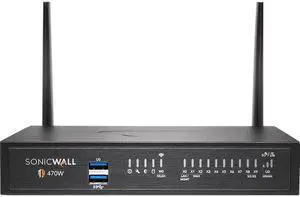 SonicWall TZ470W Wireless Firewall (Gen 7) w/ Secure Upgrade Plus (3-Year Advanced Protection Security Suite) | 02-SSC-6811