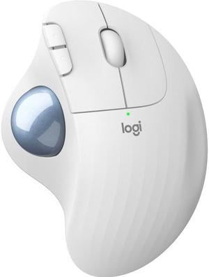 Logitech ERGO M575 Wireless Trackball Mouse  Easy thumb control precision and smooth tracking ergonomic comfort design for Windows PC and Mac with Bluetooth and USB capabilities  Off White