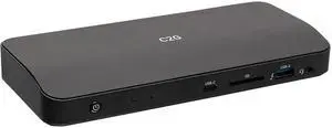C2G Thunderbolt 3 8K Docking Station - DP, Ethernet, USB, SD, 3.5mm, Power - for Notebook - 85 W - Thunderbolt 3 - Network (RJ-45) - DisplayPort - Audio Line Out - Wired