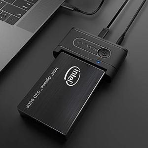 Icy Dock MB931U1VB | External Adapter for 1 x 2.5 Inch NVMe U.2 SSD to USB 3.2 Gen2 USB 3.2 Gen 2 Type C to A Cable & Type C to C Cable Included | EZ-Adapter