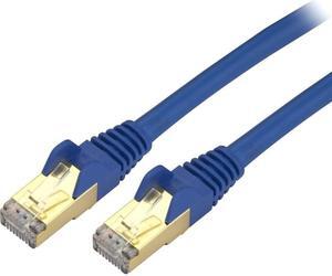 14FT CAT6A BLUE SHIELDED MOLDED