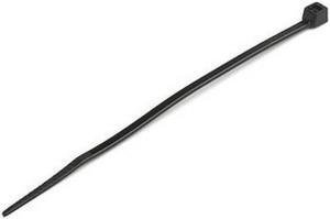 4XEM 100 Pack 10" Cable Ties Black Medium Nylon/Plastic Zip Tie 4X10ZIPTIE100BR