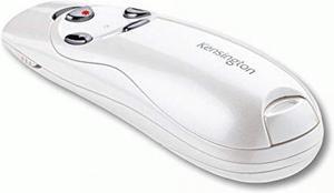 Kensington Presenter Expert Wireless with Red Laser - Pearl White - Wireless - Radio Frequency - 2.40 GHz - Pearl White - USB - 6 Button(s)