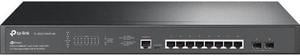 TP-Link JetStream TL-SG3210XHP-M2 Ethernet Switch* - 8 Ports - Manageable - 3 Layer Supported - Modular - 240 W PoE Budget - Optical Fiber, Twisted Pair - PoE Ports - Rack-mountable, Desktop