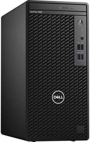 Dell OptiPlex 3000 3080 Desktop Computer - Intel Core i5 10th Gen i5-10505 Hexa-core (6 Core) 3.20 GHz - 8 GB RAM DDR4 SDRAM - 1 TB HDD - Mini-tower - Black - Windows 10 Pro - Intel UHD Graphics 630 D