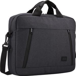 Case Logic Huxton Carrying Case (Attaché) for 10.1" to 13.3" Apple iPad Notebook - Black - Heather Fabric, Polyster - Handle, Shoulder Strap, Luggage Strap - 11.4" Height x 1