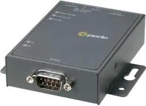 Perle IOLAN SDS1T G9 Secure Device Server - 512 MB - Twisted Pair - 1 x Network (RJ-45) - 1 x Serial Port - 10/100/1000Base-T - Gigabit Ethernet - Management Port - Wall Mountable, Panel-mountable, Ra