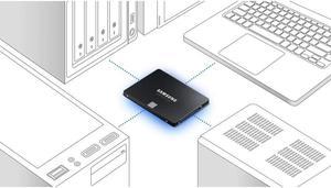 Samsung 870 EVO 4 TB Solid State Drive - 2.5" Internal - SATA (SATA/600) - Desktop PC, Notebook, Motherboard, Server, Video Recorder Device Supported - 2400 TB TBW - 560 MB/s Maximum Read Transfe