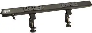 Tripp Lite - PSC240410USBB - Tripp Lite Power Strip 4-Outlet w 4-Port USB Charging 5-15R 10ft Cord 24in - NEMA 5-15P - 4