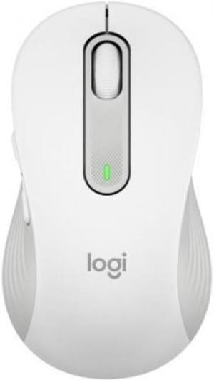 Logitech Signature M650 Mouse - Wireless - Bluetooth/Radio Frequency - Off White - USB - 4000 dpi - Scroll Wheel - Medium Hand/Palm Size - Right-handed Only