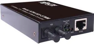 Tripp Lite 2km RJ45/ST Hardened Copper to Fiber Media Converter N784H01STMM