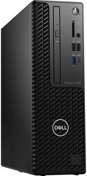 Dell Precision 3000 3450 Workstation - Intel Core i7 Octa-core (8 Core) i7-11700 11th Gen 2.50 GHz - 16 GB DDR4 SDRAM RAM - 512 GB SSD - Small Form Factor - Black - Intel W580 Chip - Windows 10 Pro -