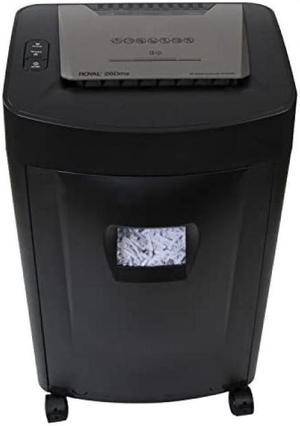 Royal 260MX Paper Shredder - Non-continuous Shredder - Cross Cut - 20 Per Pass - for shredding Paper, CD, DVD, Credit Card, Staples - 8.75" Throat - 1 Hour Run Time - 40 Minute Cool Down Time - 8