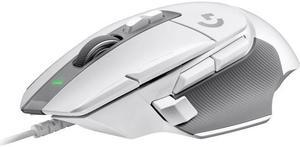 Logitech G502 X Wired Gaming Mouse  LIGHTFORCE hybrid opticalmechanical primary switches HERO 25K gaming sensor compatible with PC  macOSWindows  White