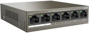 Tenda TEF1106P-4-63W Unmanaged 6-Port 10/100M Desktop Switch with 4-Port PoE