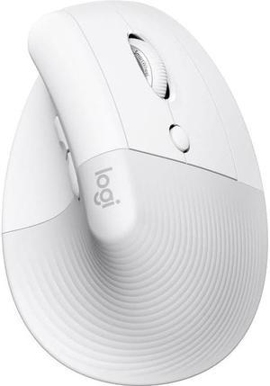 Logitech Lift for Mac Wireless Vertical Ergonomic Mouse - Optical - Bluetooth - No - Off White - 4000 dpi - 6 Button(s)